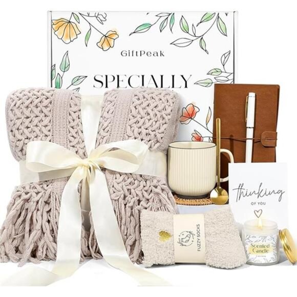 Gifts for Women, Get Well Soon Gifts for Women, Sympathy Care Baskets, Thinking - Picture 8 of 8